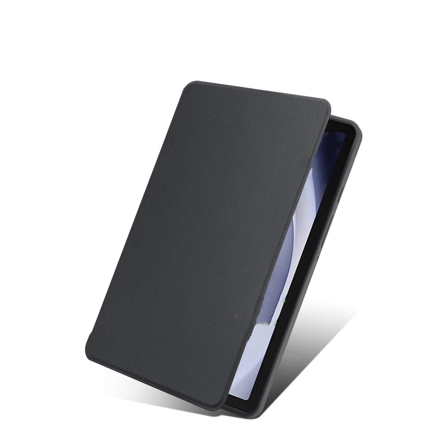 Galaxy Tab A9 Plus Kılıf Zore Termik Kalem Bölmeli Dönebilen Standlı Kılıf Koyu Yeşil