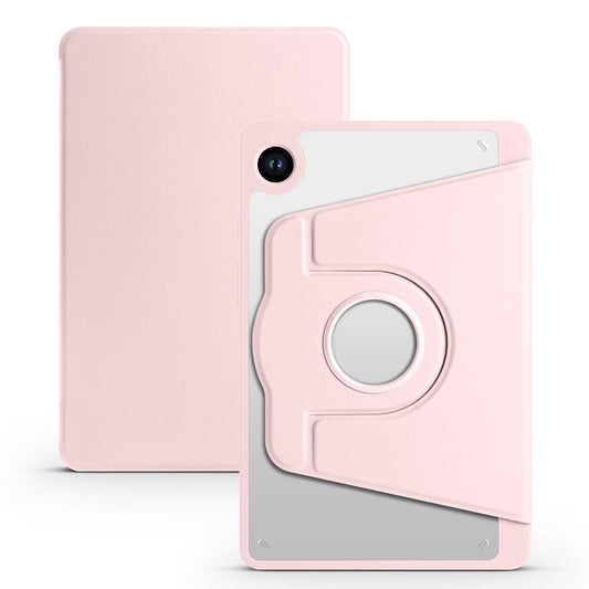 Galaxy Tab A9 Plus Kılıf Zore Termik Kalem Bölmeli Dönebilen Standlı Kılıf Pembe