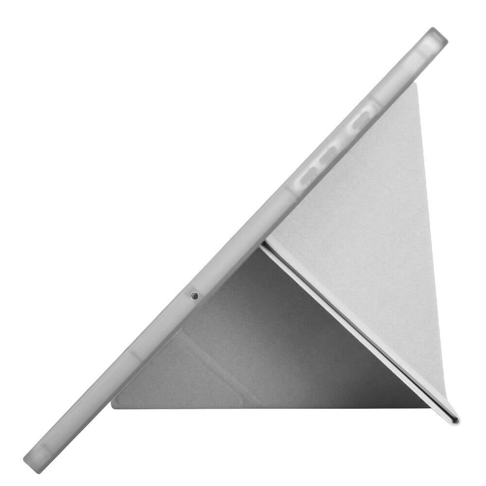 Galaxy Tab A9 Plus Kılıf Zore Tri Folding Kalem Bölmeli Standlı Kılıf Açık Yeşil