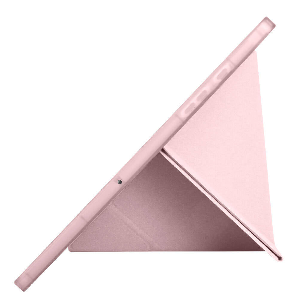 Galaxy Tab A9 Plus Kılıf Zore Tri Folding Kalem Bölmeli Standlı Kılıf Mor