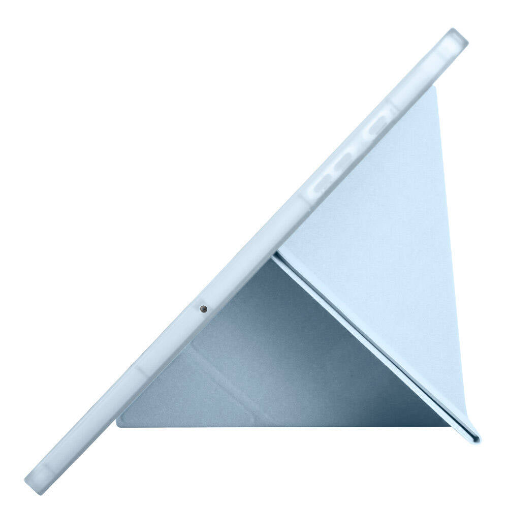 Galaxy Tab A9 Plus Kılıf Zore Tri Folding Kalem Bölmeli Standlı Kılıf Koyu Yeşil