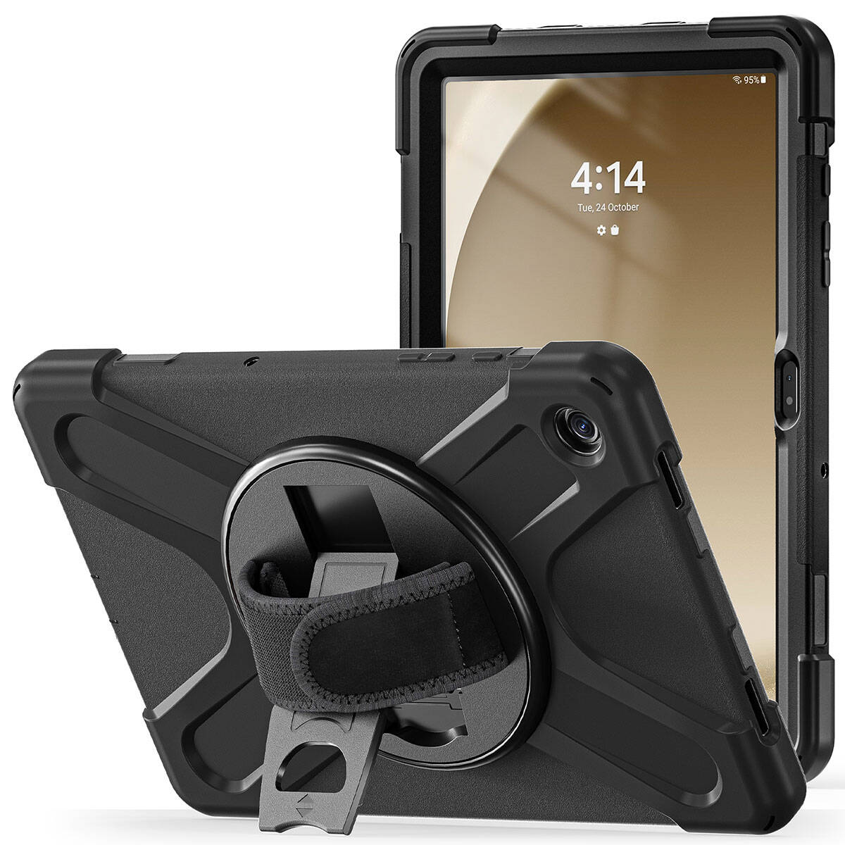 Galaxy Tab A9 Plus Zore Defender Tablet Silikon Siyah