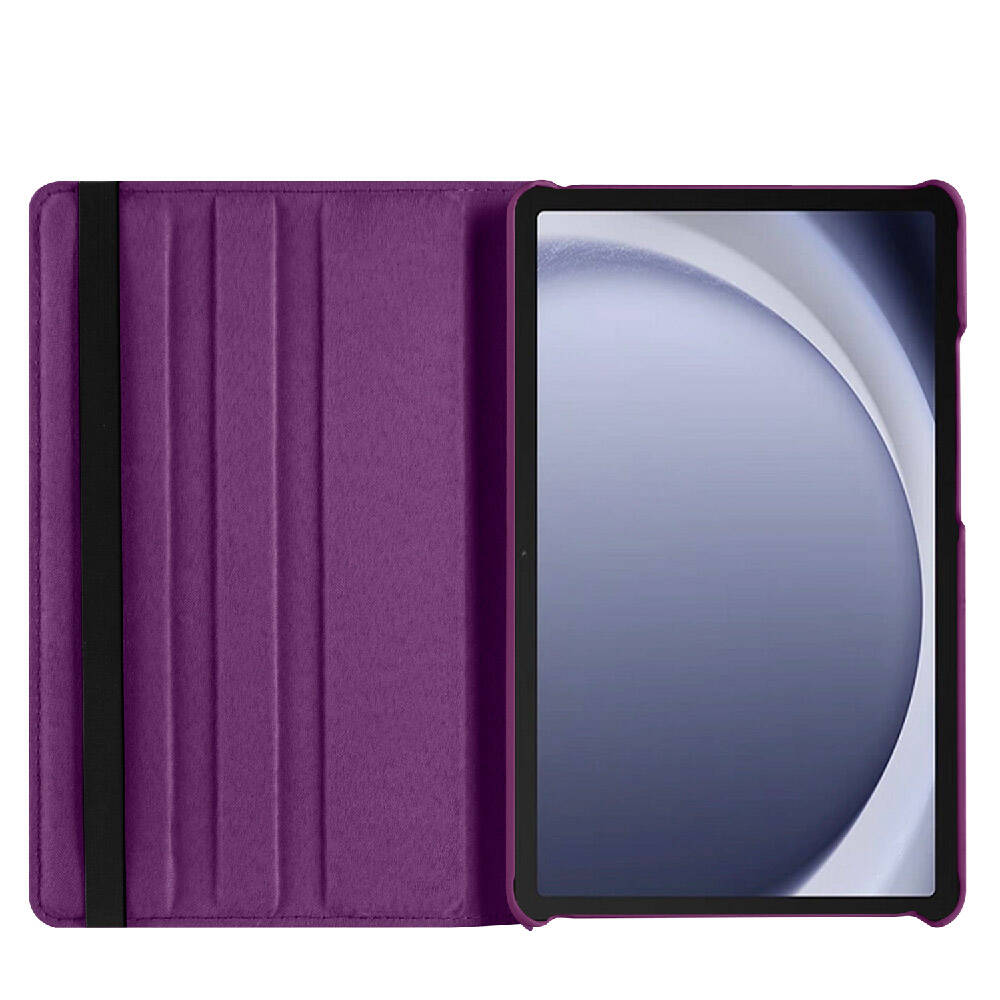 Galaxy Tab A9 Plus Zore Dönebilen Standlı Kılıf Siyah