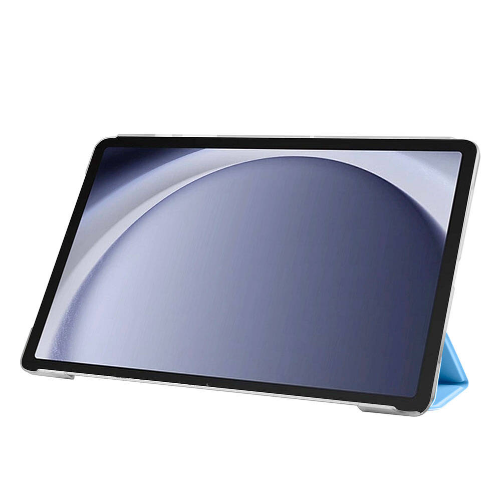 Galaxy Tab A9 Plus Zore Smart Cover Standlı 1-1 Kılıf Gold