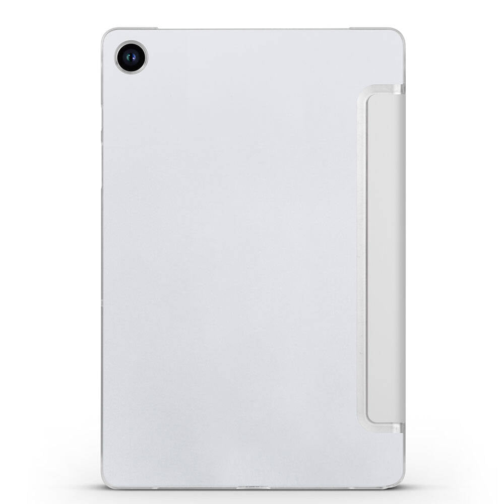 Galaxy Tab A9 Plus Zore Smart Cover Standlı 1-1 Kılıf Pembe Koyu