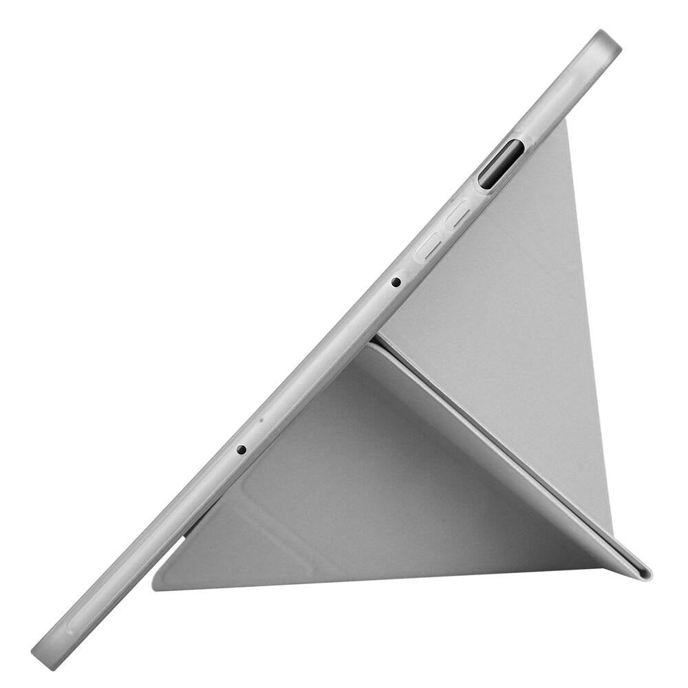 Galaxy Tab S10 FE Kılıf Zore Tri Folding Kalem Bölmeli Standlı Kılıf Mavi