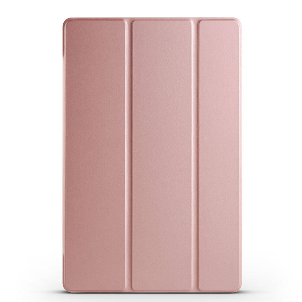 Galaxy Tab S10 FE Zore Smart Cover Standlı 1-1 Kılıf Rose Gold