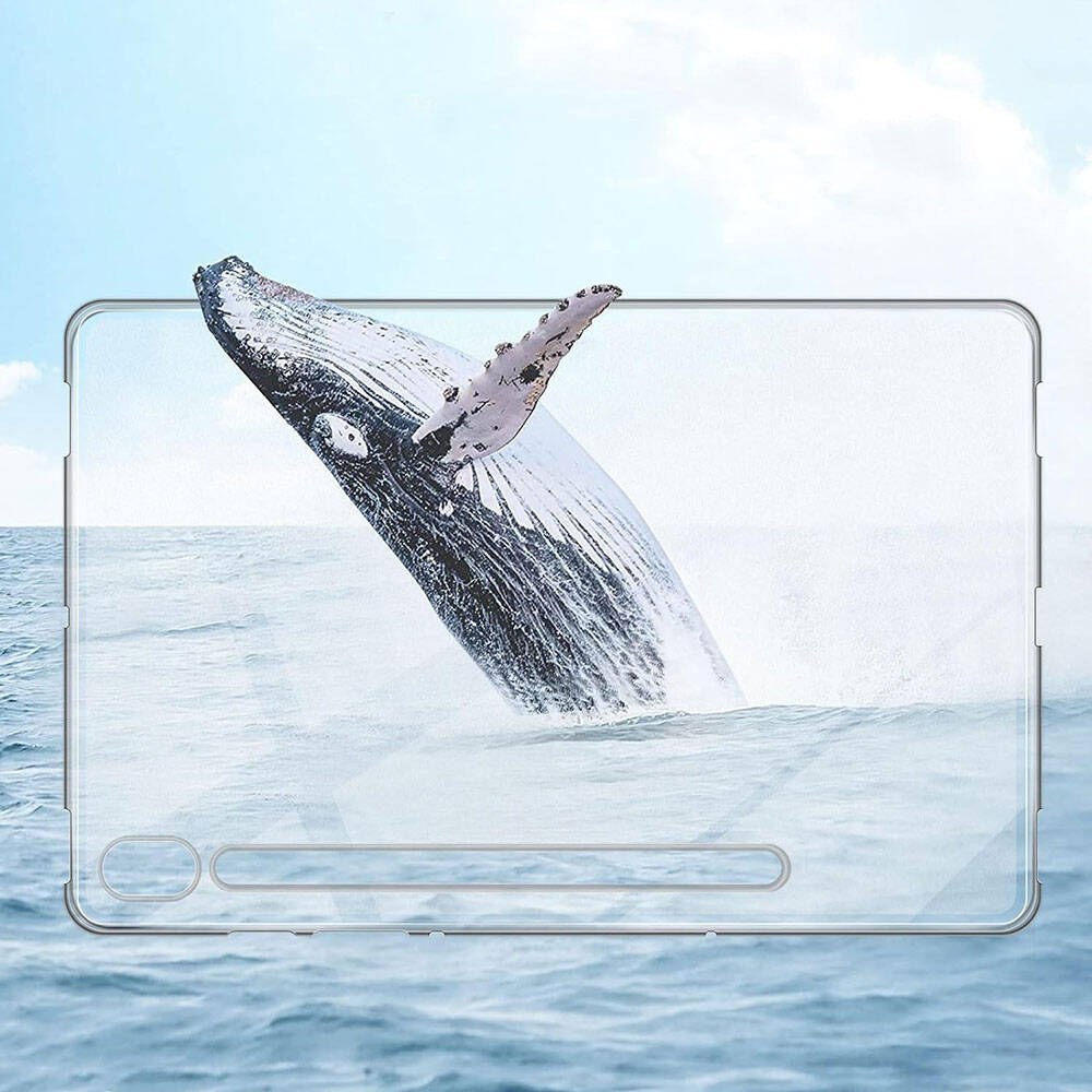 Galaxy Tab S10 Lite Kılıf Zore Tablet Süper Silikon Kapak Renksiz