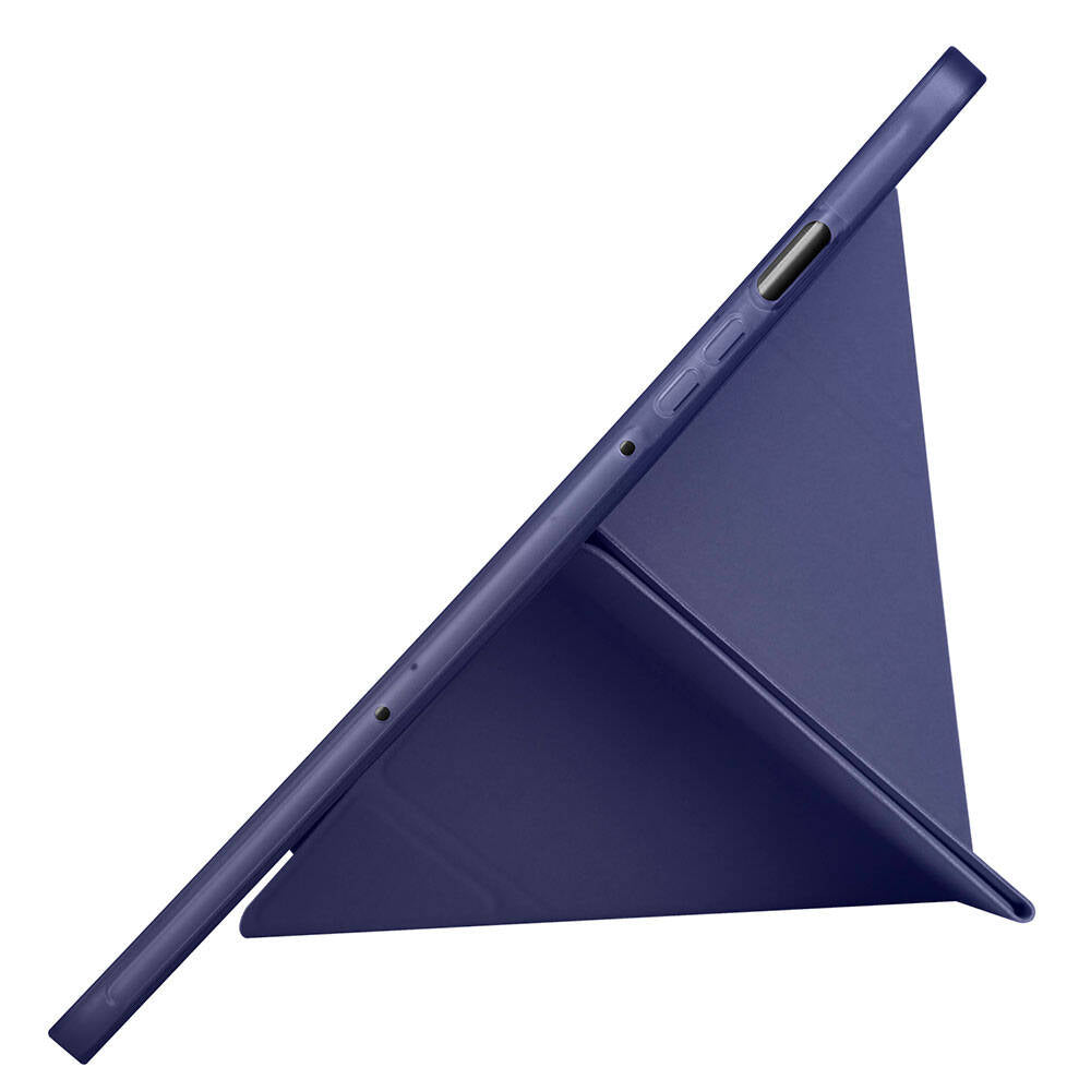Galaxy Tab S10 Lite Kılıf Zore Tri Folding Kalem Bölmeli Standlı Kılıf Mavi