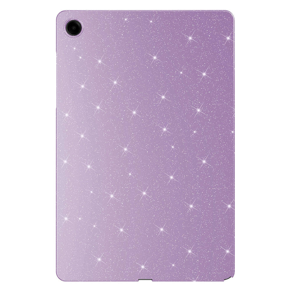 Galaxy Tab S10 Lite Simli Parlak Görünümlü Zore Tablet Koton Kılıf Lila