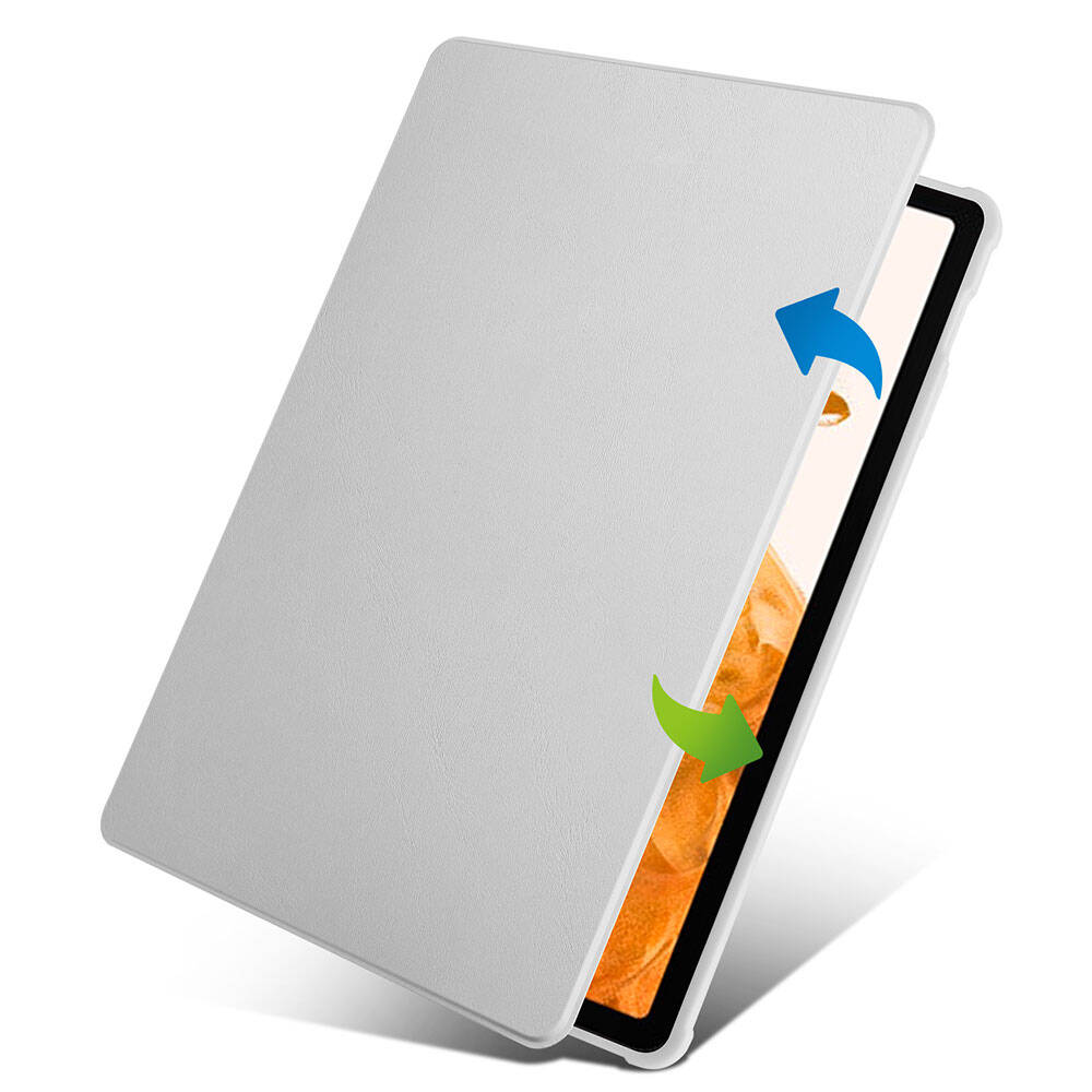 Galaxy Tab S10 Plus Kılıf Zore Termik Kalem Bölmeli Dönebilen Standlı Kılıf Koyu Yeşil