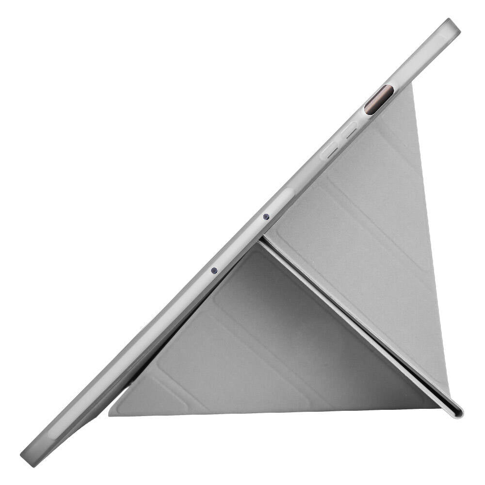 Galaxy Tab S10 Plus Kılıf Zore Tri Folding Kalem Bölmeli Standlı Kılıf Mavi