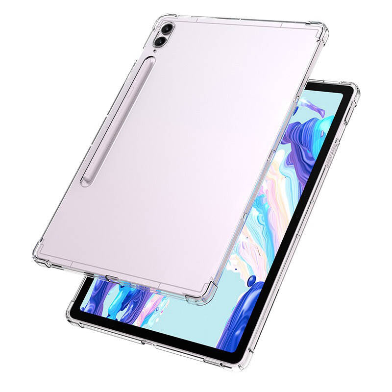 Galaxy Tab S10 Ultra Kılıf Zore Tablet Nitro Anti Shock Silikon Kapak Renksiz