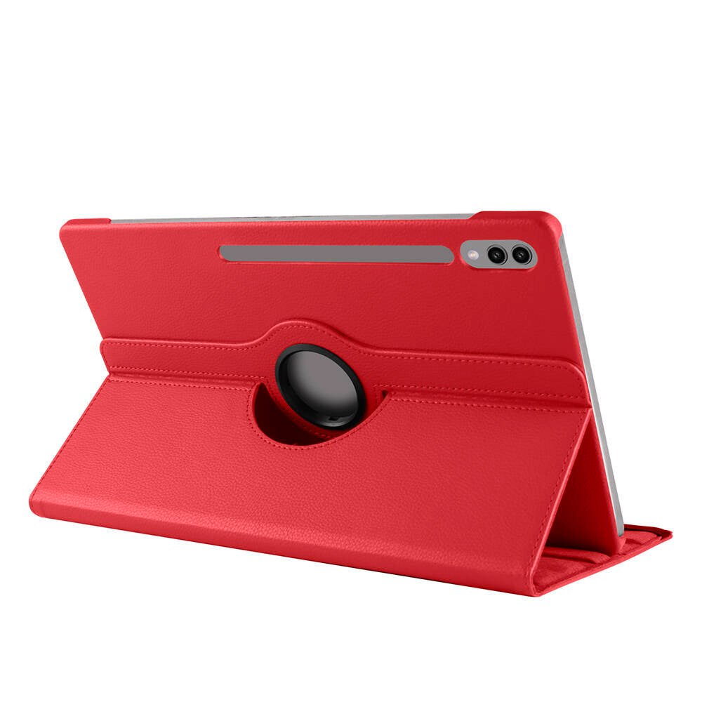 Galaxy Tab S10 Ultra Zore Dönebilen Standlı Kılıf Mor