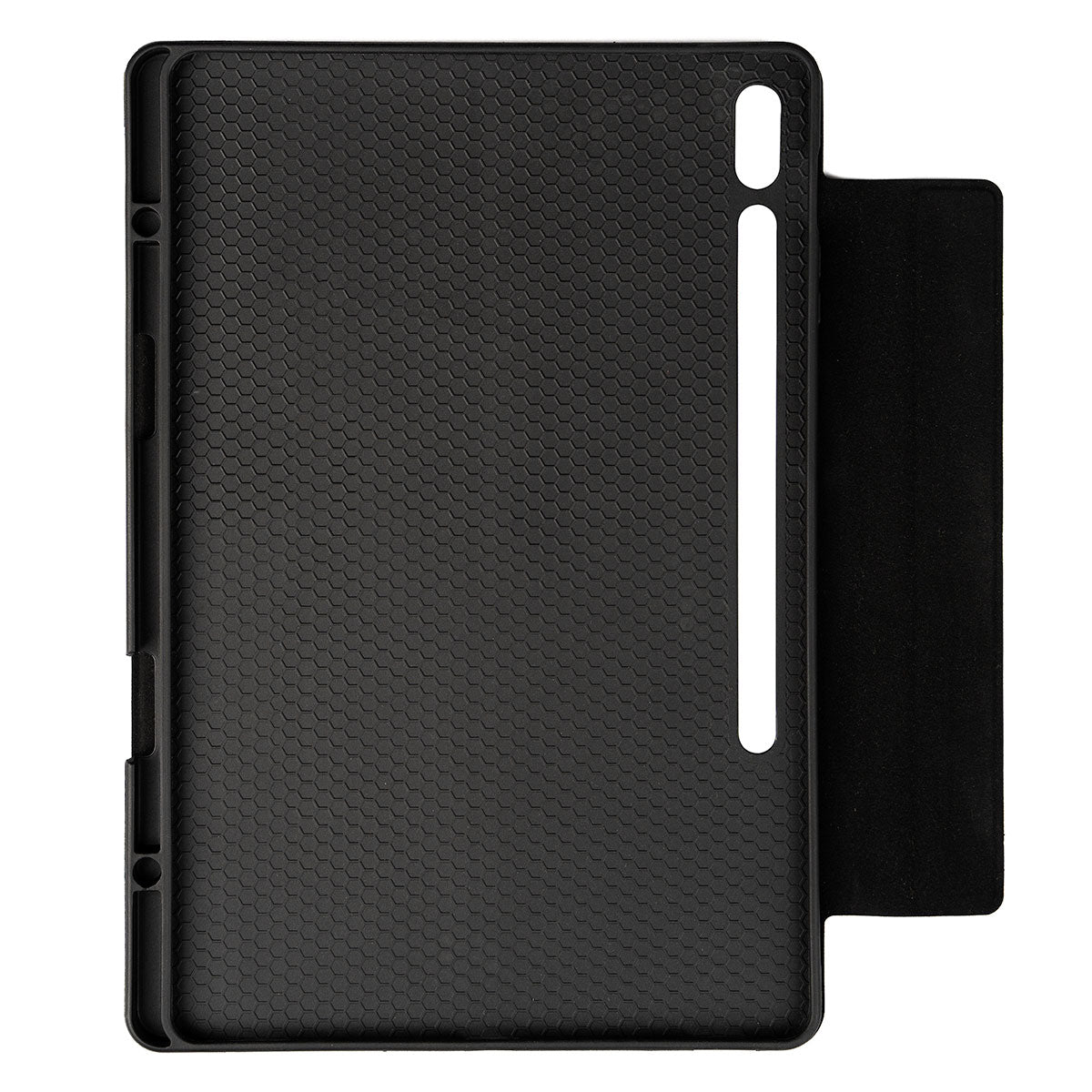 Galaxy Tab S10 Zore Border Keyboard Bluetooh Bağlantılı Standlı Klavyeli Tablet Kılıfı Siyah