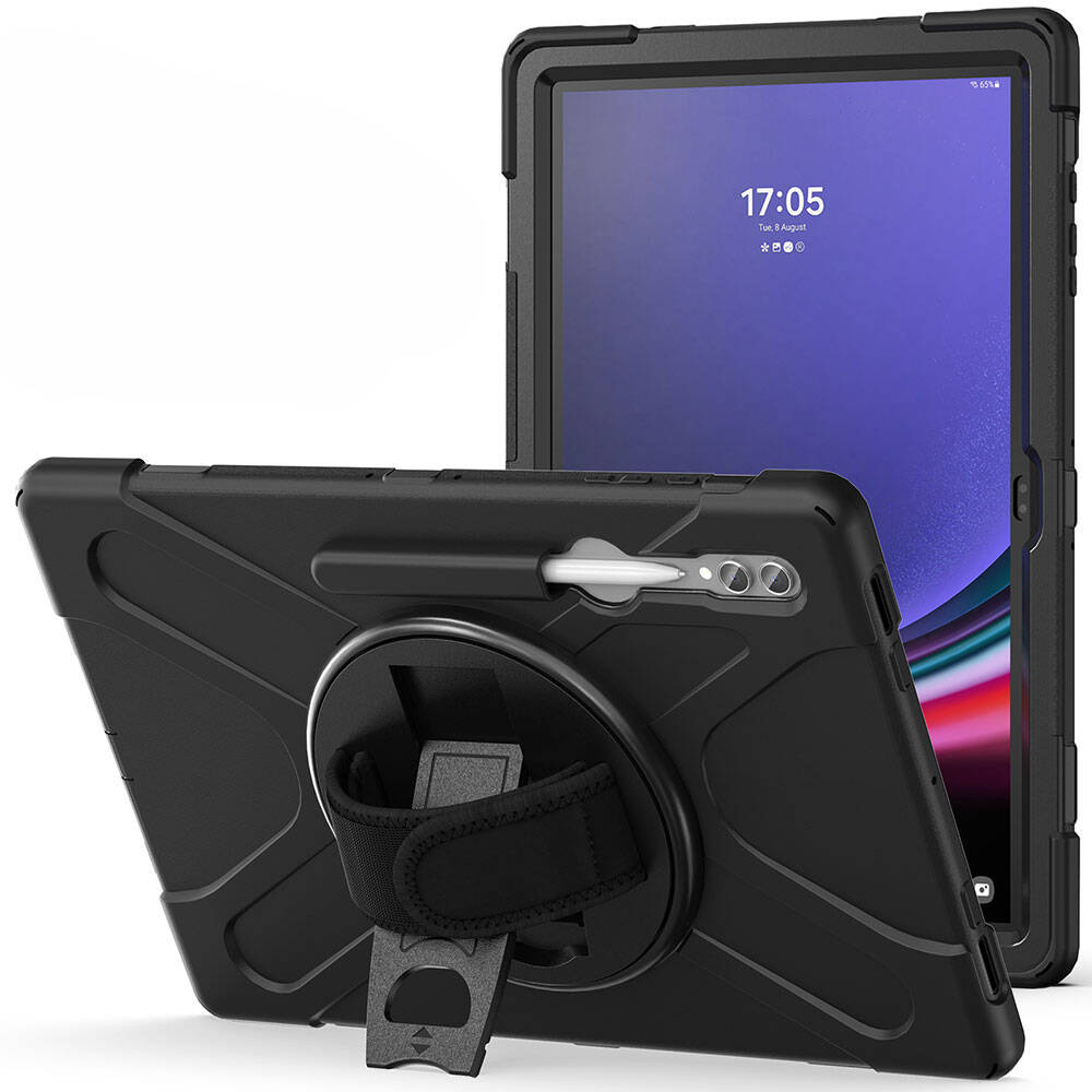 Galaxy Tab S8 Ultra Zore Defender Tablet Silikon Siyah