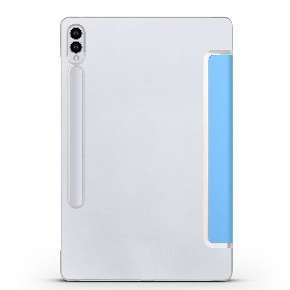 Galaxy Tab S9 FE Plus Zore Smart Cover Standlı 1-1 Kılıf Siyah