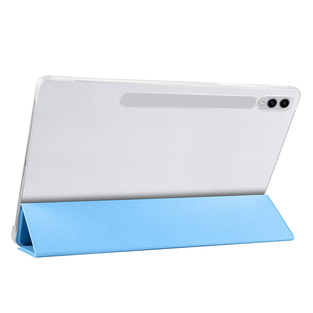 Galaxy Tab S9 FE Plus Zore Smart Cover Standlı 1-1 Kılıf Siyah