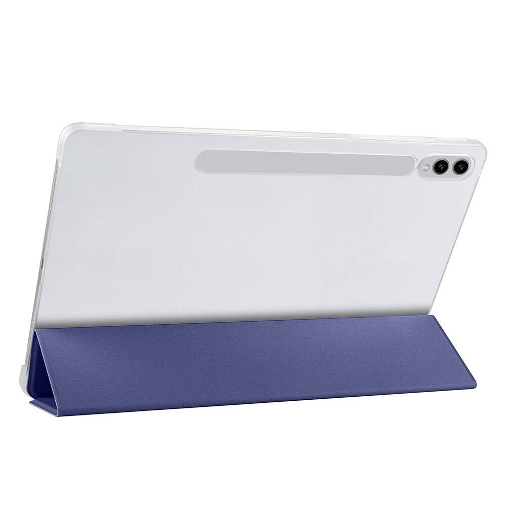 Galaxy Tab S9 FE Plus Zore Smart Cover Standlı 1-1 Kılıf Siyah