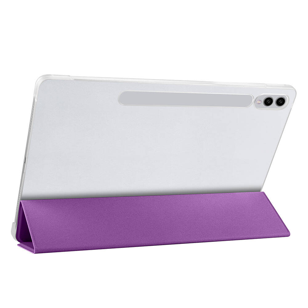 Galaxy Tab S9 FE Plus Zore Smart Cover Standlı 1-1 Kılıf Mavi