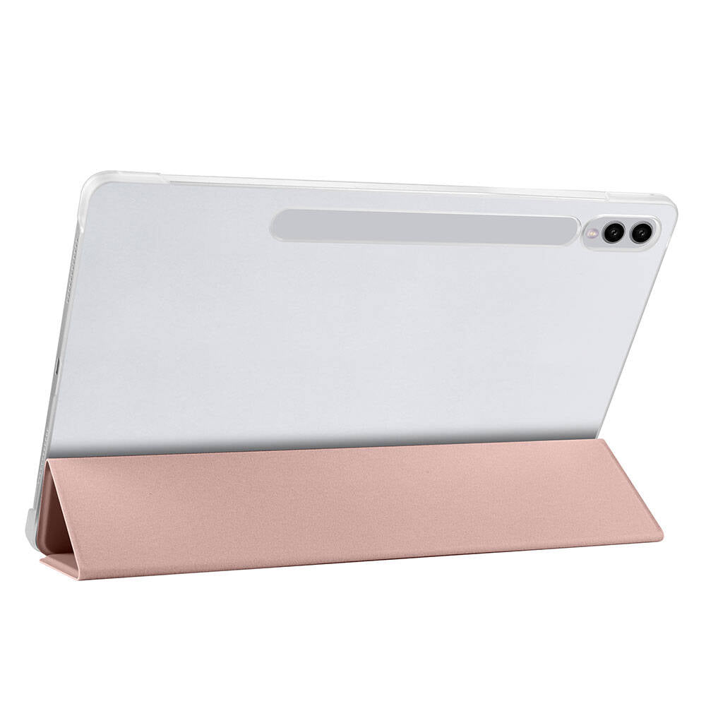 Galaxy Tab S9 FE Plus Zore Smart Cover Standlı 1-1 Kılıf Lacivert