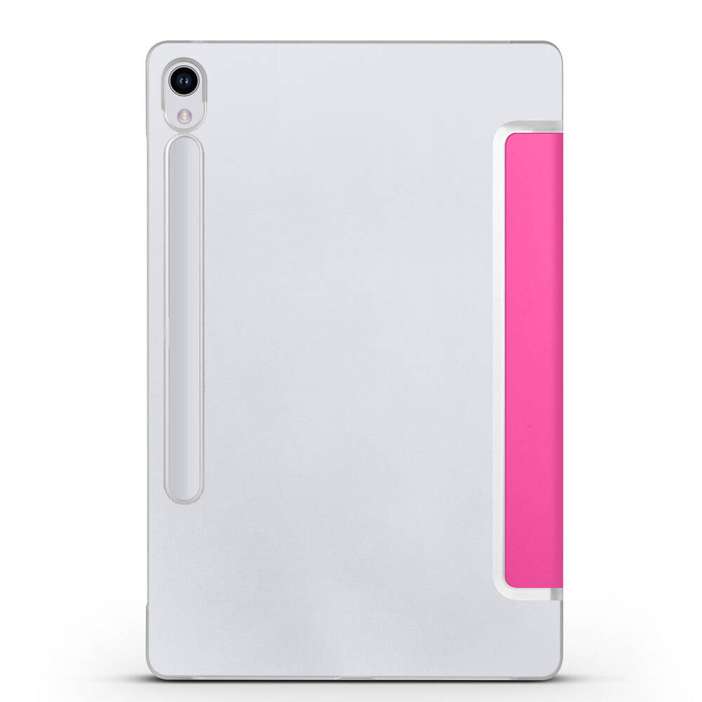 Galaxy Tab S9 FE Zore Smart Cover Standlı 1-1 Kılıf Rose Gold