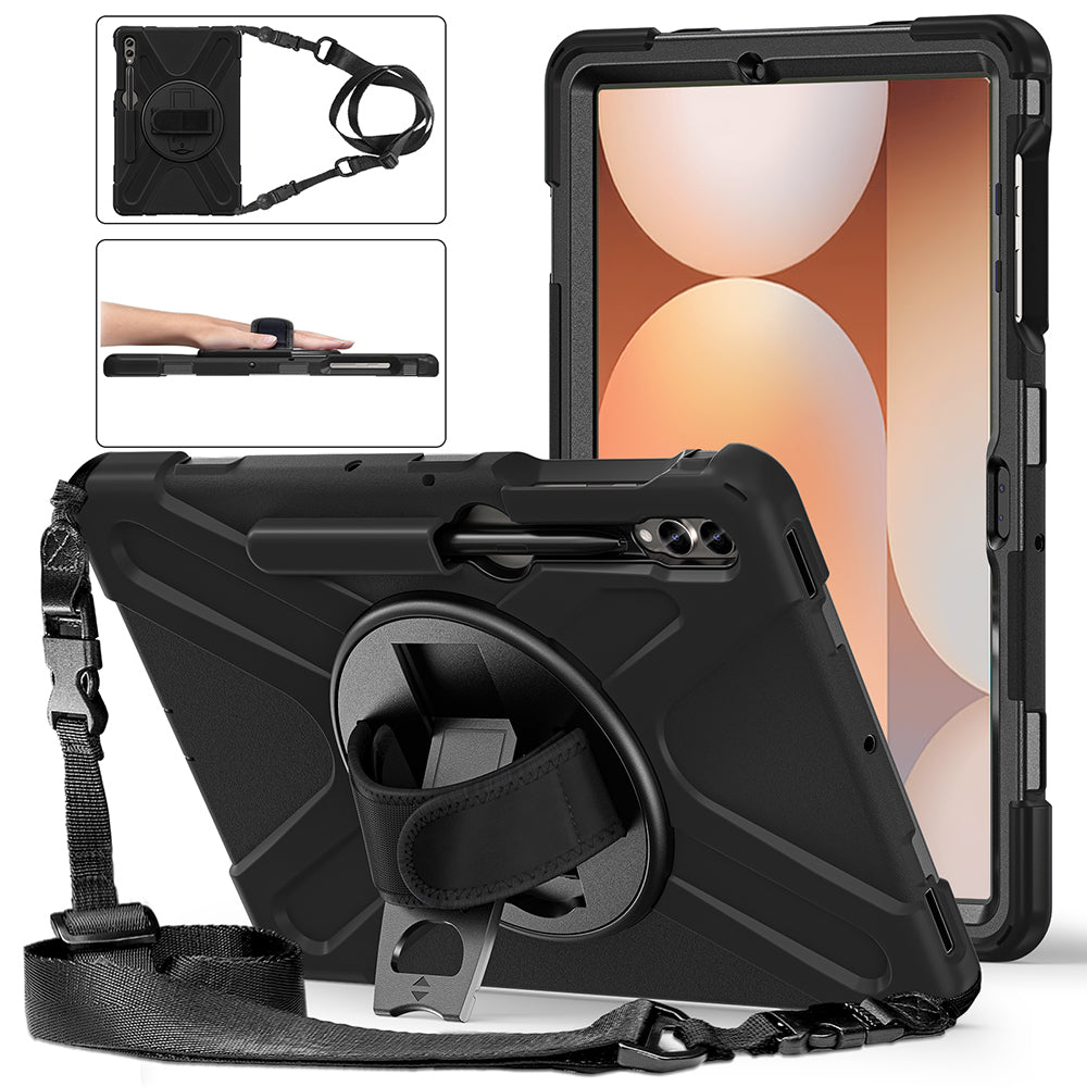 Galaxy Tab S9 Plus Zore Defender Tablet Silikon Siyah