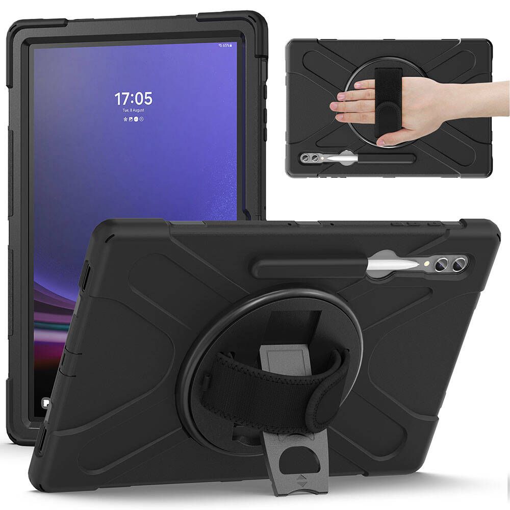 Galaxy Tab S9 Ultra Zore Defender Tablet Silikon Siyah