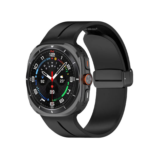 Galaxy Watch 8 44mm KRD-84 22mm Silikon Kordon Siyah
