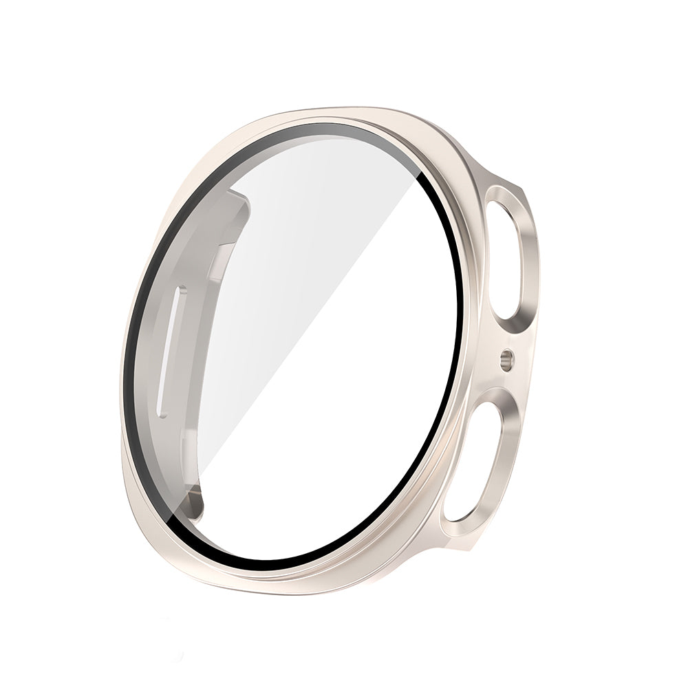 Galaxy Watch 8 44mm Sert PC Kasa ve Ekran Koruyucu Zore Watch Gard 38 Starlight