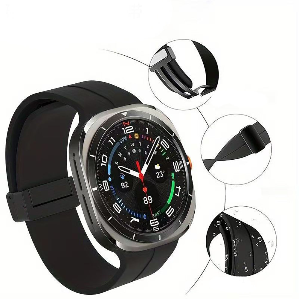 Galaxy Watch 8 Classic 46mm KRD-84 Silikon Kordon Beyaz