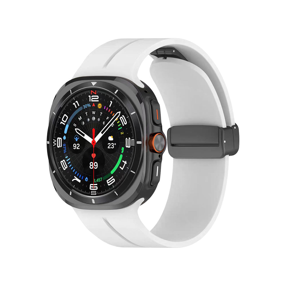 Galaxy Watch 8 Classic 46mm KRD-84 Silikon Kordon Beyaz