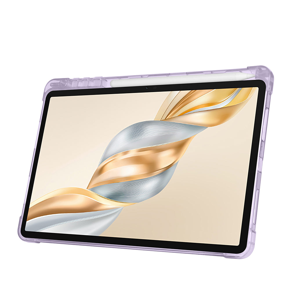 Honor Pad X9 Pro Kılıf Zore Tri Folding Kalem Bölmeli Standlı Kılıf Rose Gold