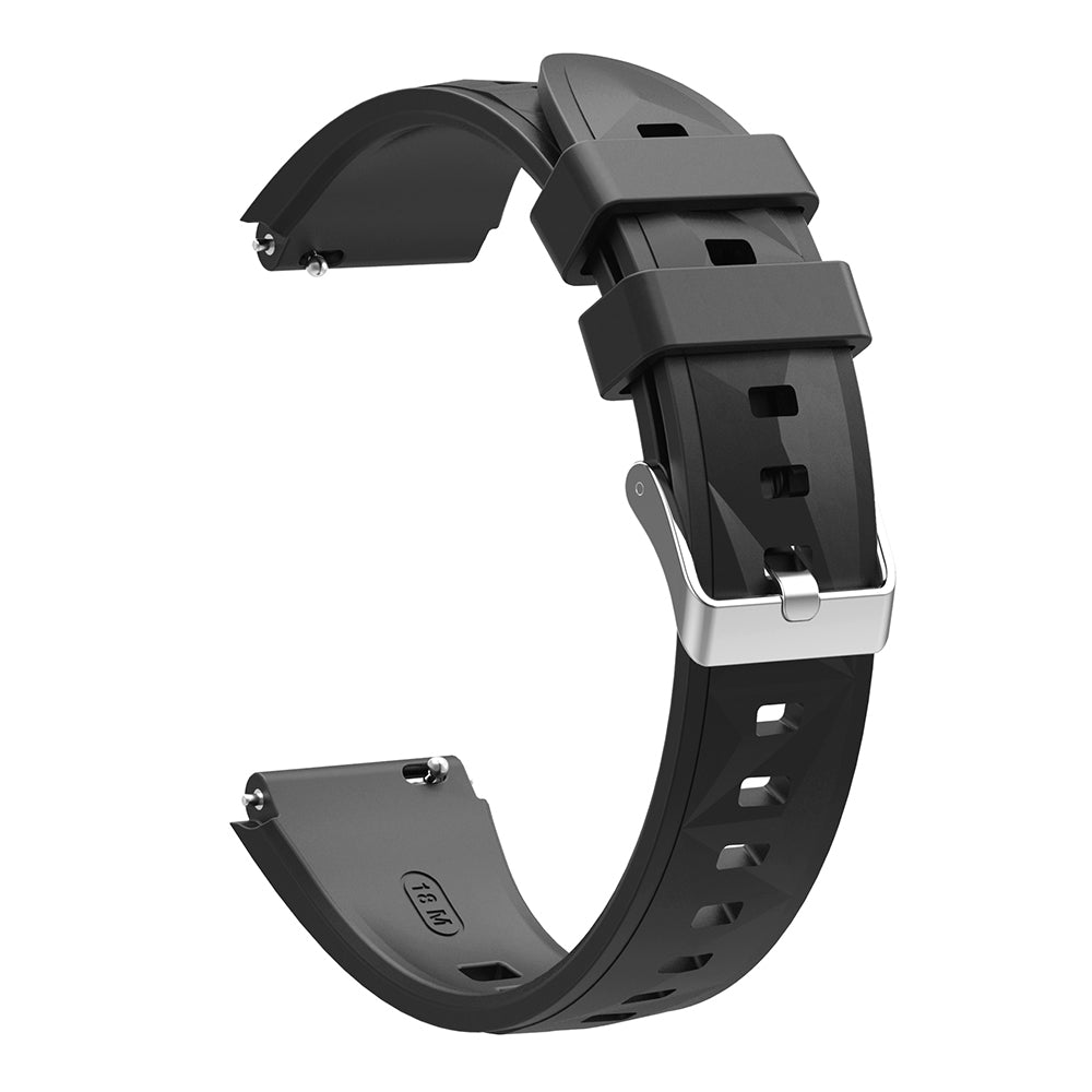 Huawei GT4 41mm Zore KRD-129 18mm Silikon Kordon Strap Kayış Yeşil