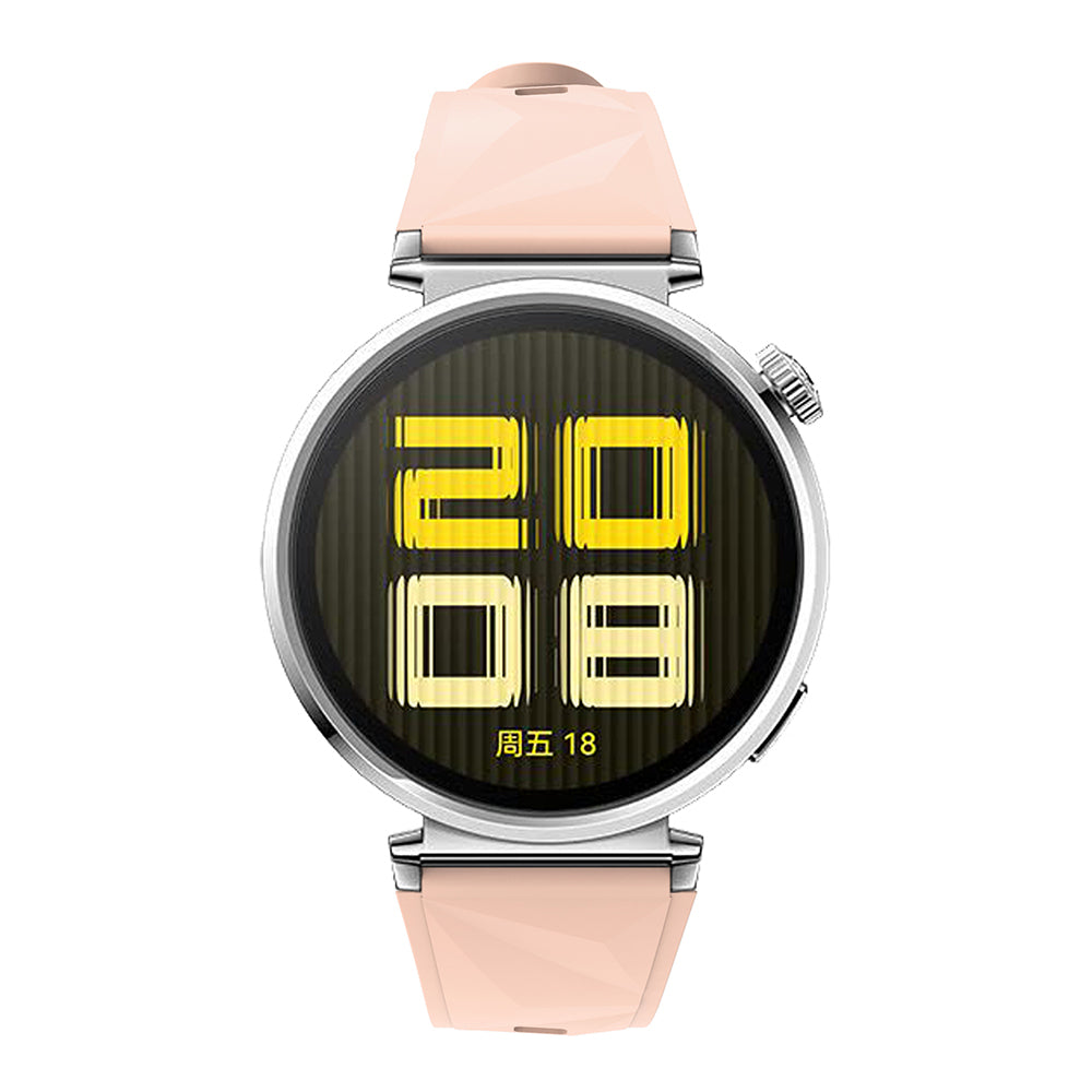 Huawei GT4 41mm Zore KRD-129 18mm Silikon Kordon Strap Kayış Siyah