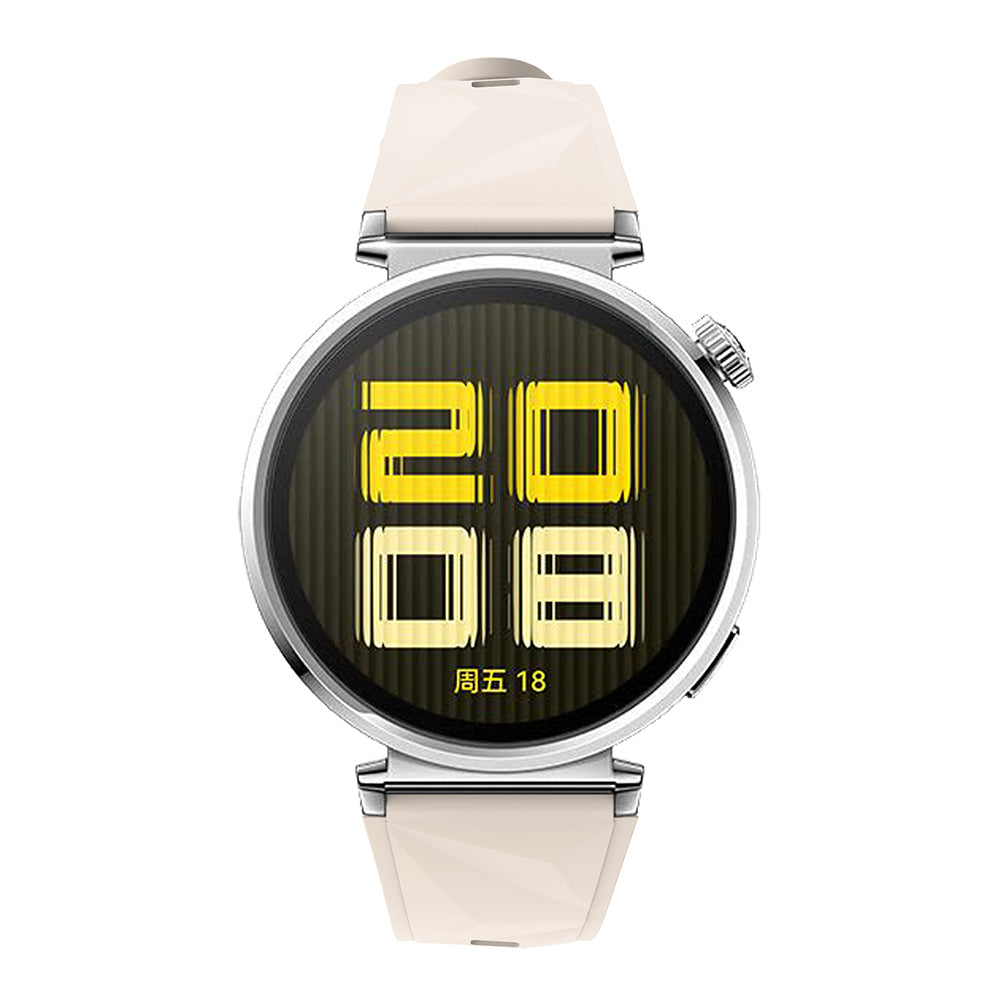 Huawei GT4 41mm Zore KRD-129 18mm Silikon Kordon Strap Kayış Kırmızı