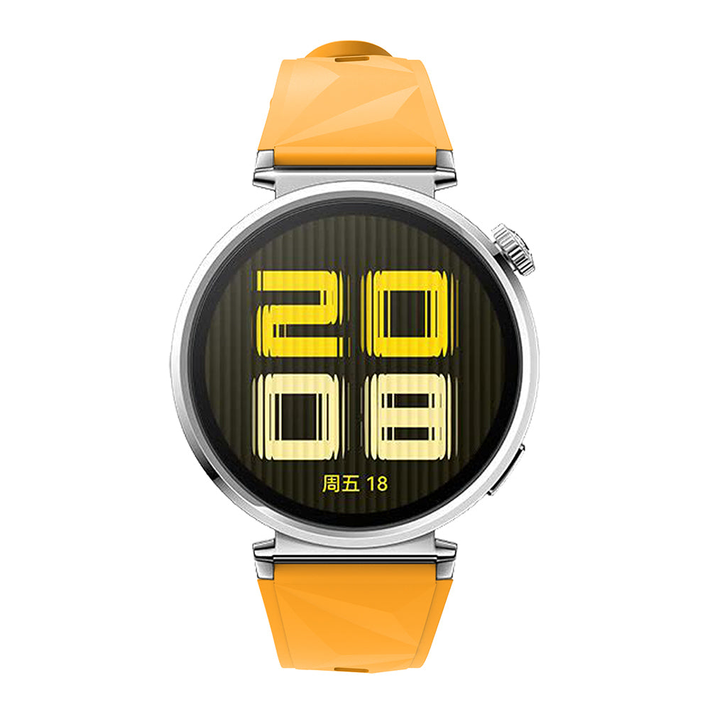 Huawei GT4 41mm Zore KRD-129 18mm Silikon Kordon Strap Kayış Yeşil