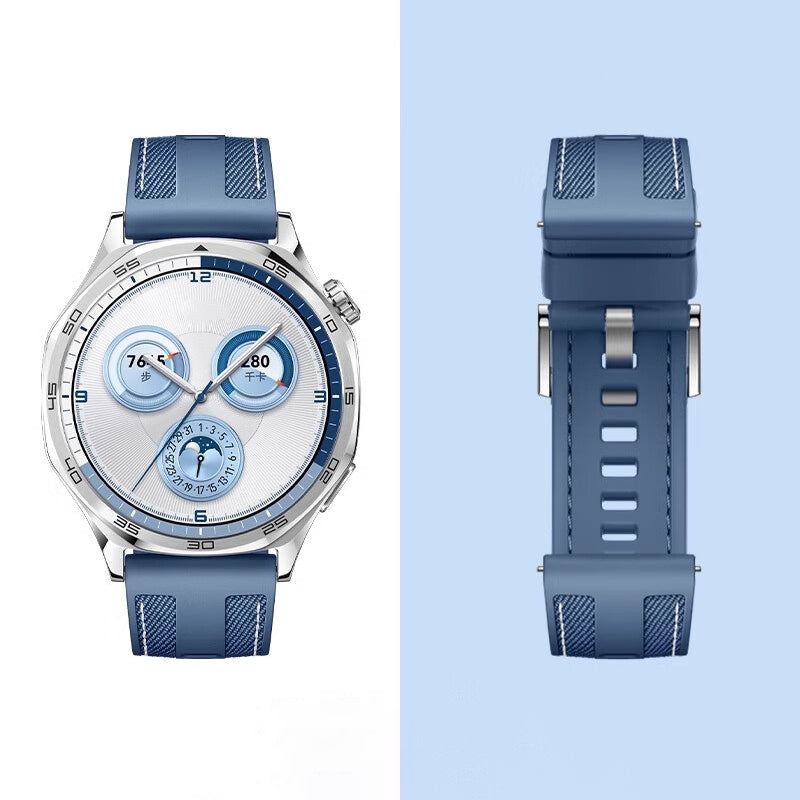 Huawei Watch GT 5 Zore KRD-128 Silikon Kordon Yeşil