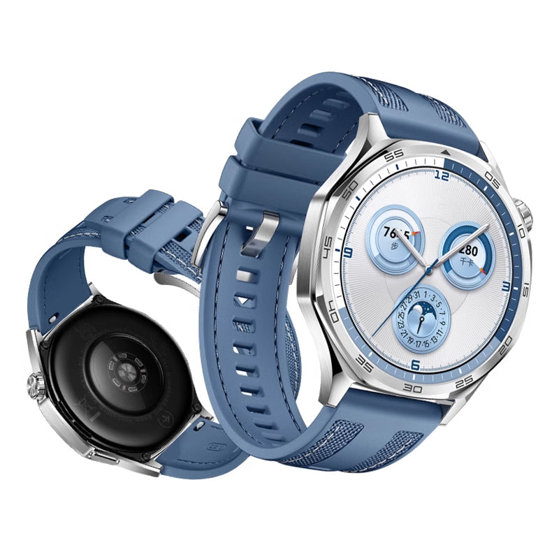 Huawei Watch GT 5 Zore KRD-128 Silikon Kordon Mavi