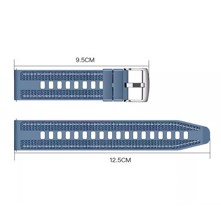 Huawei Watch GT 5 Zore KRD-128 Silikon Kordon Siyah
