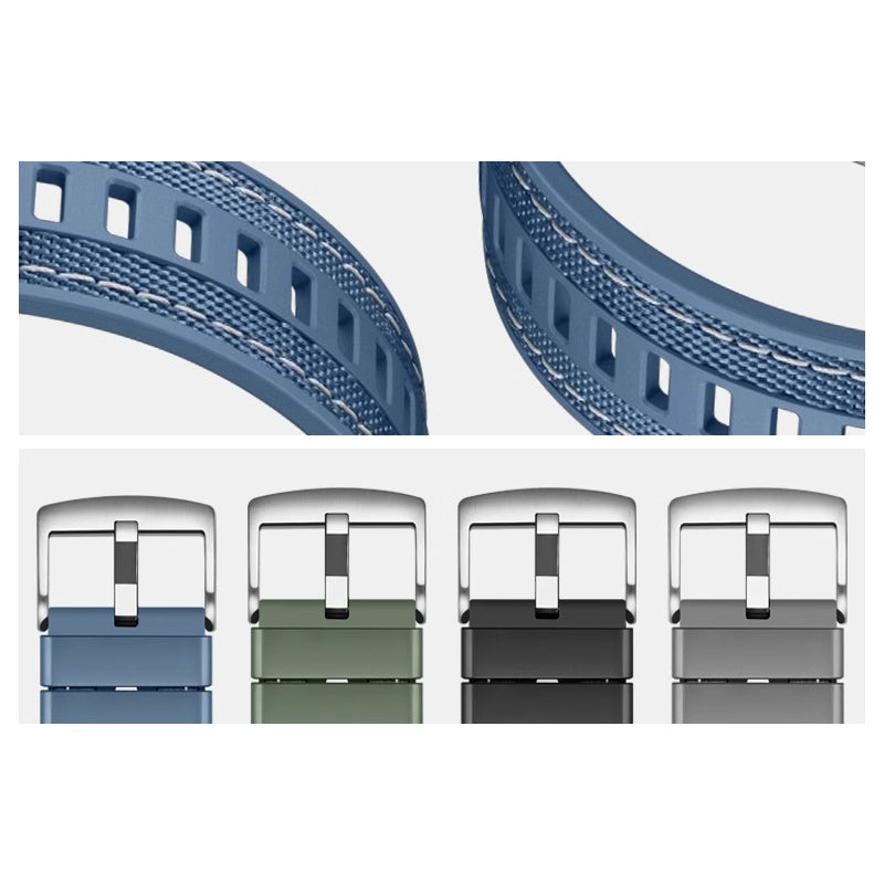 Huawei Watch GT 5 Zore KRD-128 Silikon Kordon Gri