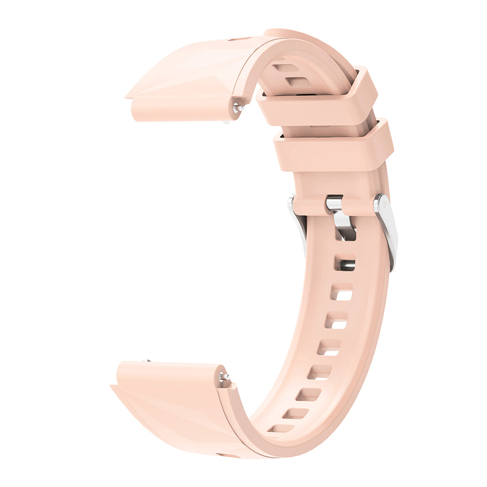 Huawei Watch GT5 41mm Zore KRD-129 Silikon Kordon Strap Kayış Beyaz