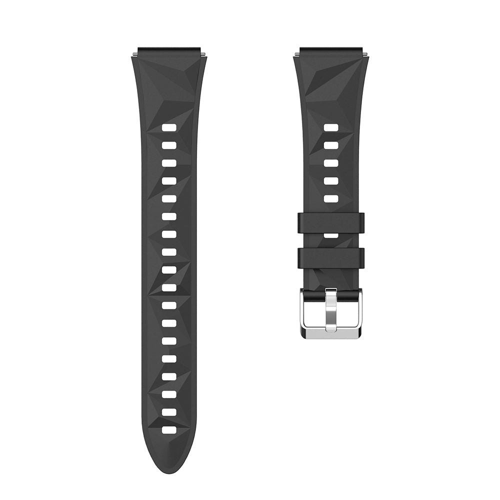 Huawei Watch GT5 41mm Zore KRD-129 Silikon Kordon Strap Kayış Beyaz