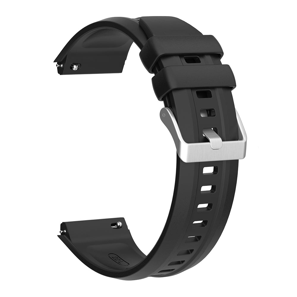 Huawei Watch GT5 Pro 46mm Zore KRD-130 Silikon Kordon Strap Kayış Siyah