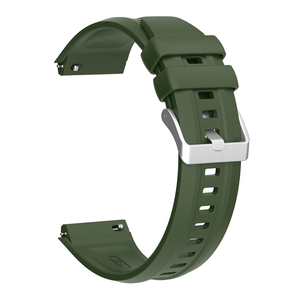 Huawei Watch GT5 Pro 46mm Zore KRD-130 Silikon Kordon Strap Kayış Gri