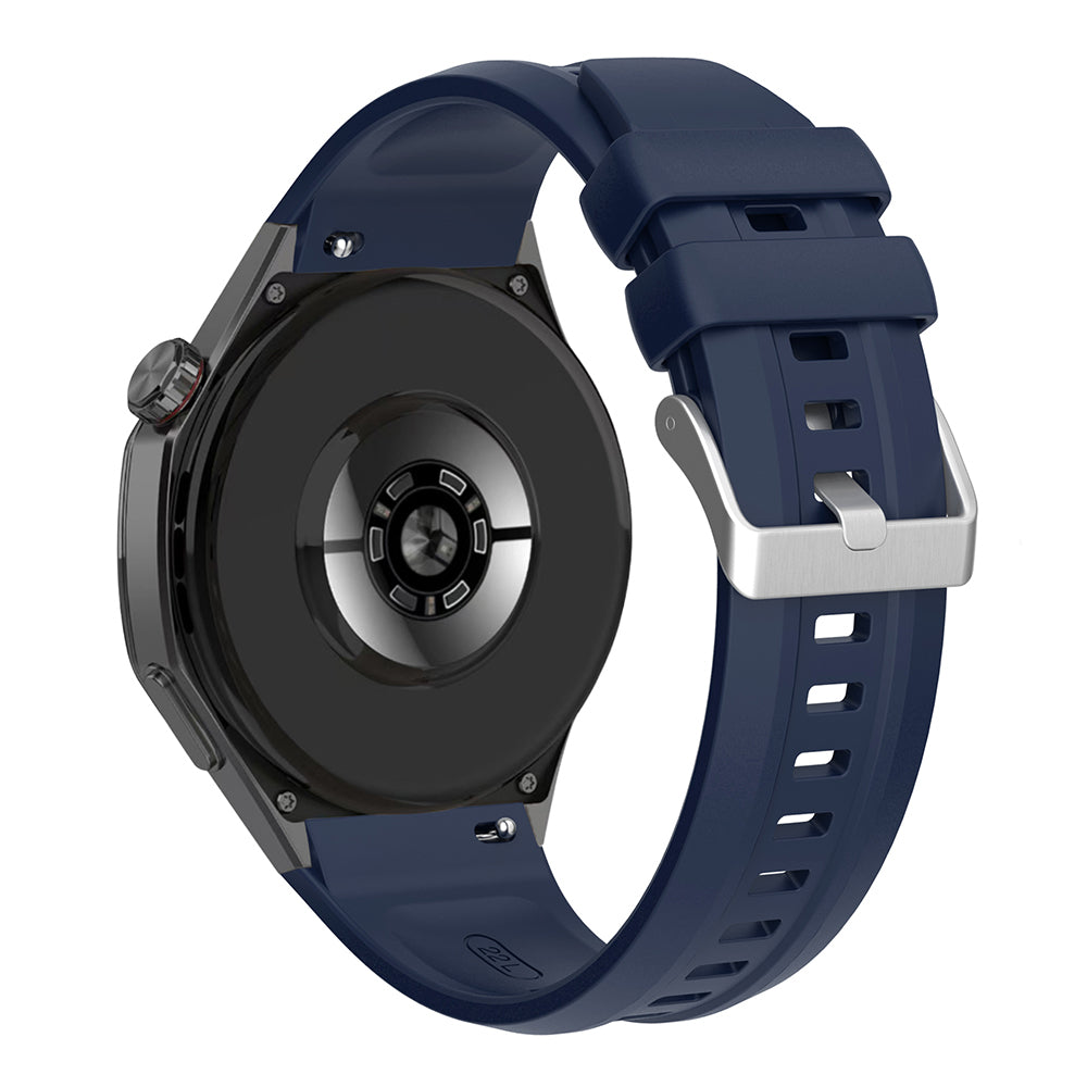 Huawei Watch GT5 Pro 46mm Zore KRD-130 Silikon Kordon Strap Kayış Buz Mavisi