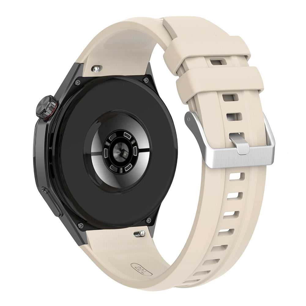 Huawei Watch GT5 Pro 46mm Zore KRD-130 Silikon Kordon Strap Kayış Starlight