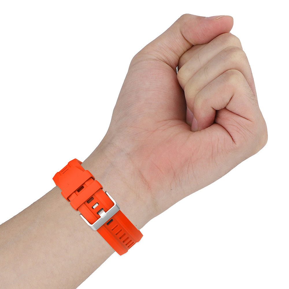 Huawei Watch GT5 Pro 46mm Zore KRD-130 Silikon Kordon Strap Kayış Buz Mavisi