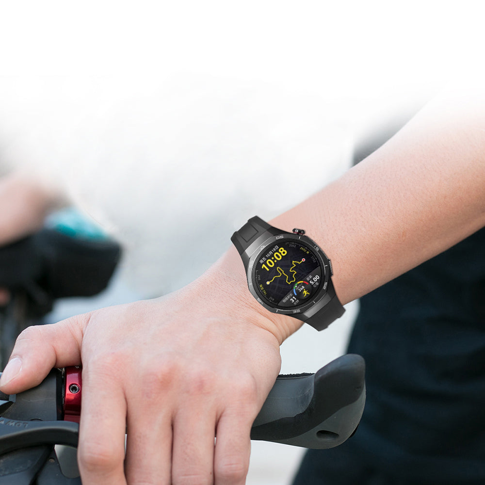 Huawei Watch GT5 Pro 46mm Zore KRD-130 Silikon Kordon Strap Kayış Beyaz