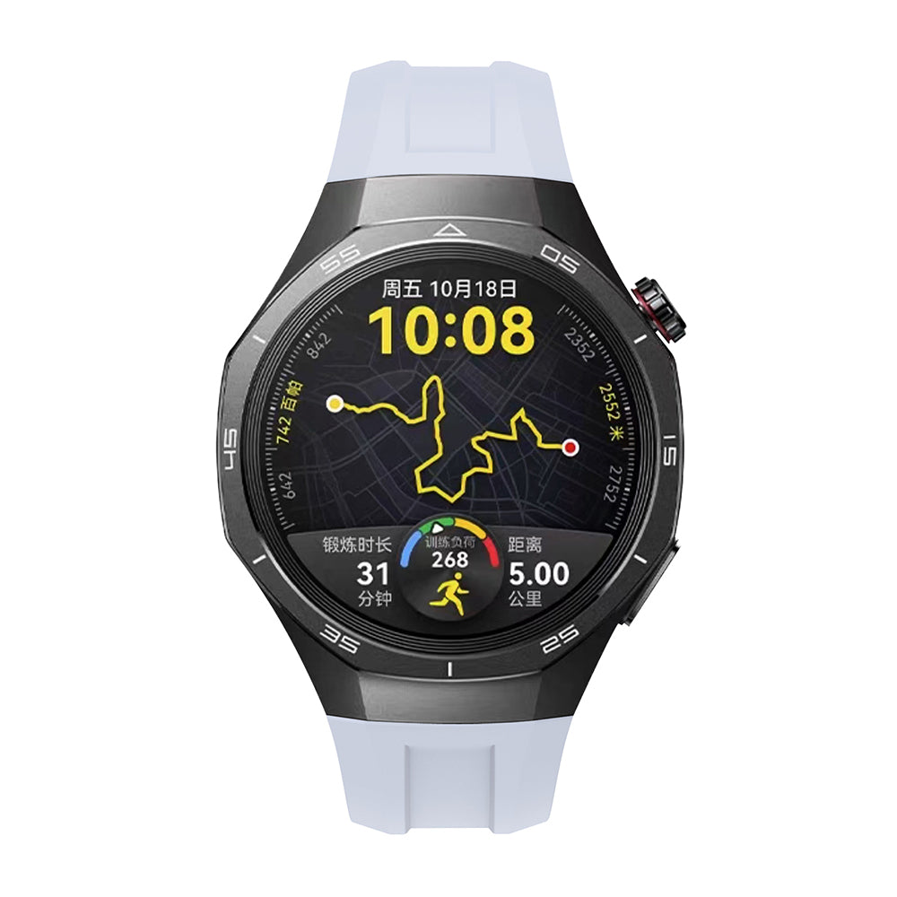 Huawei Watch GT5 Pro 46mm Zore KRD-130 Silikon Kordon Strap Kayış Beyaz